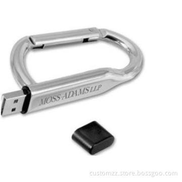 Special Carabiner Style Metal USB Flash Drive Memory Stick